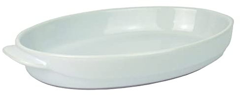 Retsch Arzberg Fuente para horno fabricada en gres resistente, 29,5 x 18,5 x 5 cm, apta para horno hasta 250 °C.