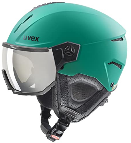 uvex Instinct Visor - robuster, stylischer, optimal belüfteter Skihelm mit beschlagfreiem Visier für Damen und Herren - Proton matt - 59-61 cm
