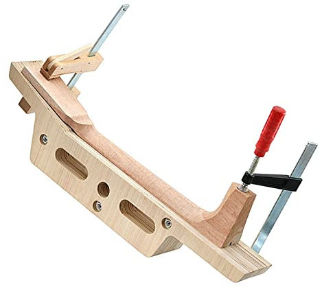 TSTS Gitarrenhals-Trimm-Stützform Polieren Von Holzformen Mit Fester Stütze DIY-Schablonenherstellungswerkzeug Fachmann Gitarren Werkzeug