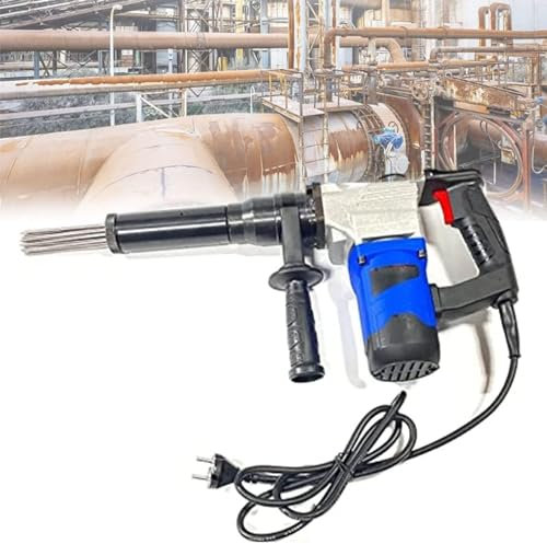 Cashwise Escalador de Aguja eléctrica de Mano, 1100 W neumático Descalación de Pistola Tipo de Aguja de óxido Desarrustamiento Soldadura de Pistola Máquina limpiadora de escoria para Pipa de Acero