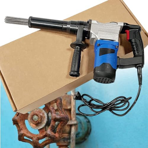 Fablestoryem Scrostatore ad Aghi Manuale per La Rimozione della Ruggine, Pulitore per Scorie di Saldatura, Scrostatore ad Aghi Elettrico ad Alte Prestazioni per La Rimozione della Ruggine,220V