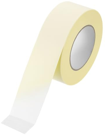 sourcing map Cinta adhesiva aislante de tela de acetato, 5 cm x 29,9 m, cinta de tela resistente al calor eléctrica blanca con papel para laptop, reparación de guitarras eléctricas y automotrices,