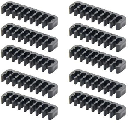 LLLmhuaa 10 Stück Kabelklemmen, Kabelclip-Organizer, Computer-Kabelmanagementkamm zum Ordnen von Kabeln, bequem zu verwenden