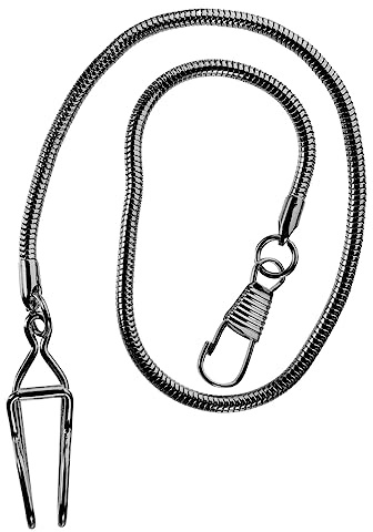 TOVINANNA Retro-Taschenuhrketten bescherung Weihnachten gastgeschenke Weihnachten valetinstagsgeschenk geburtstagsmitgebsl Gold Antike Uhrenketten Clip-Taschenuhrkette Legierung Black