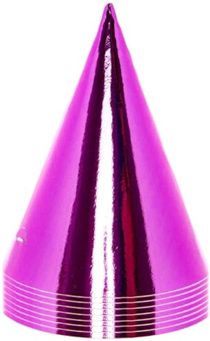 Envenzo Partyhüte für Kinder und Erwachsene, bunt, für Geburtstag, Rosa, Blau, Roségold, mehrfarbig und Dschungel-Themenhüte, 8 Stück, für Halloween, Jahrestag, Partys, Dekoration