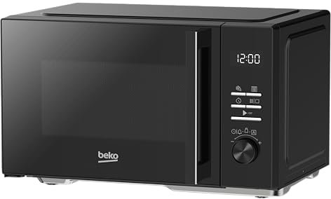 Beko - MGF24310B - Forno a Microonde Con Grill 24 Litri, 900 W, Digitale, Libera Installazione, 8 Funzioni di Cottura - Nero
