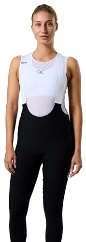 Acelera Thermo Trägerhose+ Damen Winter – Lange Radhose [0–10°C] – Gepolstert für 8h+ Fahrzeit, Atmungsaktiv & Wasserabweisend - M