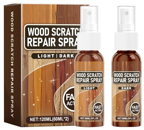 Riparazione dei graffi sul legno,Riparazione dei graffi sul parquet | Spary riparazione dei graffi ad azione rapida | Lo spray restauratore per mobili riempie i graffi, e protegge