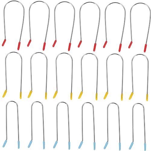 VICASKY Lot de 24 pinces à bigoudis chauffantes en U pour bigoudis - Convient pour différents types de cheveux pour le style rétro et le style