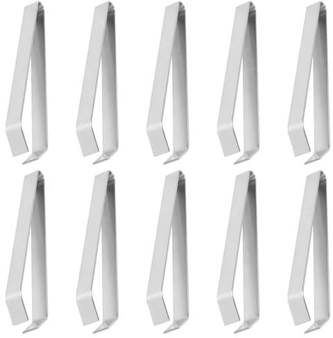 HIAKDOFT 10 Pinzas para Espinas de Pescado de Acero Inoxidable Herramienta para Extraer Espinas y Pelos de Carne Pinzas de Precisión para Cocina Doméstica Paquete Múltiple para