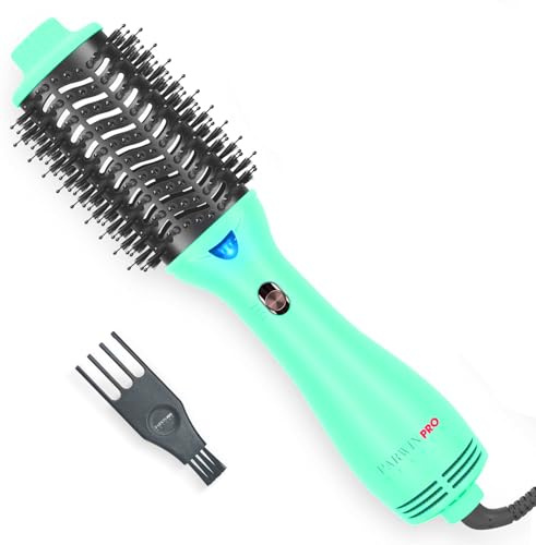 Ovale Warmluftbürste lockenbürste, PARWIN PRO BEAUTY 4 in 1 Ovale Fönbürste, Trocknen, Glätten und Volumen, Ionen Pflege, 1000 Watt, 42 * 58mm