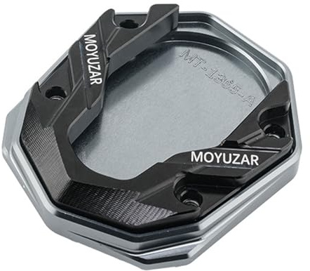 Dasbsug Motorrad-Seitenständer, Aluminiumlegierung, Scooter-Fuß-Seitenständer, Verlängerungsplatte für Mzmix/MMax2 110p Aluminiumlegierung, Scooter-Ständer