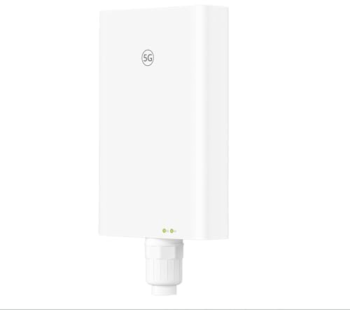 H362-383 Router per Esterni 5G CPE Max 6, Connettività 5G/4G LTE, Resistente alle Intemperie IP65, Dual Mode SA/NSA