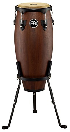 Meinl Percussion Headliner Designer Conga - Kleine Handtrommel - Mit Büffelfell - Durchmesser 10 Zoll - Siam Eiche, Dunkelbraun (HC10VWB-M) | 10 Zoll Nino, 8 mm Spannschrauben, 2 mm Spannreifen, Inklusive Zubehör, mit Büffelfell, Siam Eiche