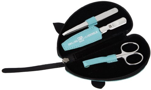 Zwilling x Kinder Maniküre Set 3-teilig, Ziegenleder, Silber, 4