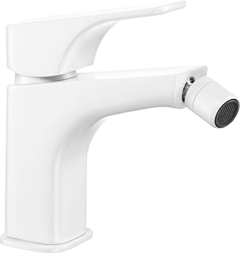 Hochwertige Bidetarmatur-Armatur-Hochdruckarmatur-Einhebelmischer-Badarmatur-Weiß Glänzend -NEUHEIT-Modell:HIAZYNT-Fa.Deante