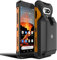 Hammer H Explorer PRO 5,7 IPS Outdoor Handy, Militärstandard Smartphone, Mega-Akku 5000mAh, 48MP Kamera, eSIM, NFC, Wasserdicht Stoßfest, LTE 4G + externer Akku mit Powerbank-Funktion - Set Orange