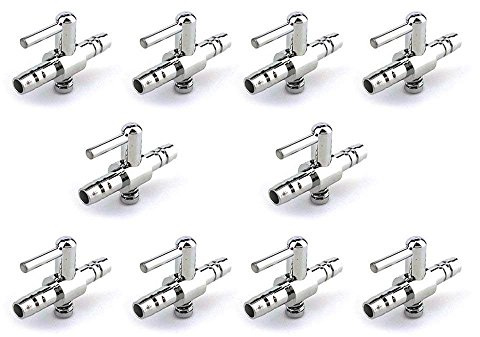 feedal Single Way Air Valve One Way Valve Distributor Splitter for Air Aquarium Pump 10 Pieces