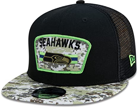 New Era 9Fifty Seattle Salute to Service KepsEra Damer/Herrar - flat brim hatt basebollkeps snapback cap Snapback, med skärm höst-vinter Vinter - One Size svart
