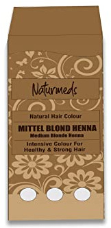 HENNA PULVER- MITTELBLOND-HAARFARBE