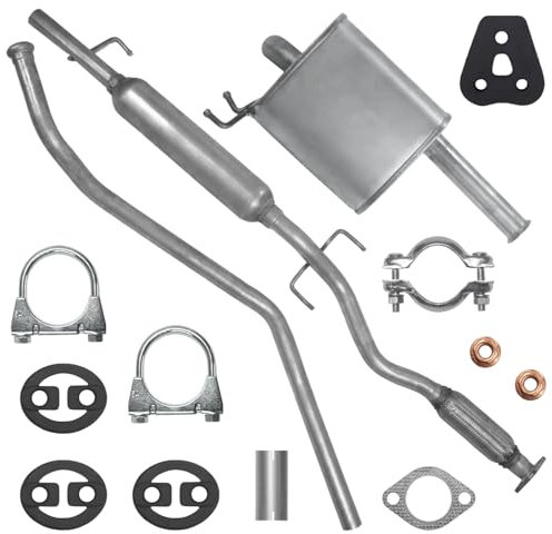 Polmo Schalldämpferset Auspuffanlage Auspuff für Hyundai I10 1 I PA 2007-03/2011 1.0