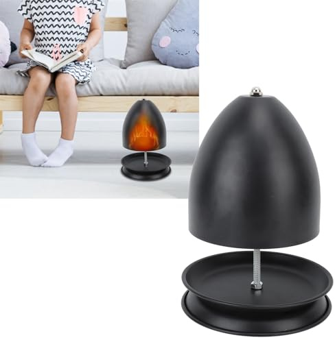 Delaman Teelicht-Ofen-Eisen, Effizienter Teelicht-Kerzenheizer-Halter mit Stabiler Basis für Zuhause, Wohnzimmer, Schlafzimmer, Party