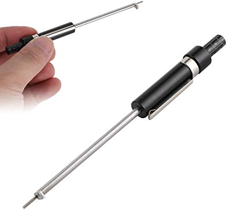 Cocoarm Brake Pad Measuring Tool Suitable for Internal and External Brake Pads, Car Brake Pad Thickness Gauge Measure Tool Base Plate 6mm Thickness 1.5mm Marking