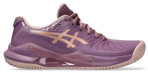 ASICS 1042A232-500 Gel-Challenger 14 Padel Damen Dark UBE/Rose Gold EU 38