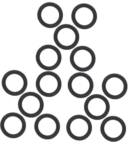 Zerodeko 3sets 5pcs Tri Clamp Gasket O for Tri Connections High Chemical Resistance Flexible Installation for Sanitary Process Industries 5pcs*3