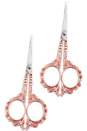 VICASKY Vintage Maniküre Nagelknipser Satz Kompakt Robust Edelstahl Roségold Multifunktional Für Finger Und Zehennägel Reise Alltag