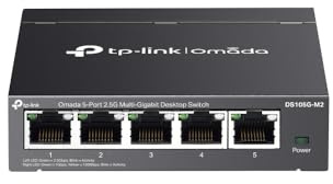 Omada 5-Port 2.5G Multi-Gig Unmanaged Switch | 25Gbps Switching Capacity | Silent Fanless Operation | Ideal for Gaming, 4K Video, NAS & WiFi 6