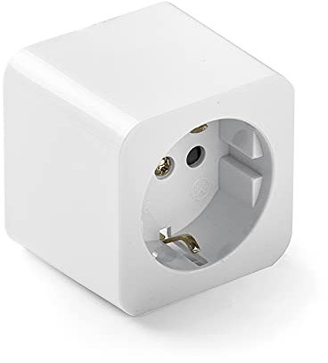 FAMATEL – Base superficie | Toma de corriente con TTL | 55x55 mm | Portacontactos en porcelana | 16A | 250V