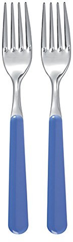Excelsa Set Forchette in Acciaio Inox, Azzurro, 2 Pezzi