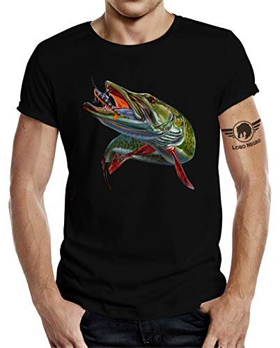 Geschenk T-Shirt für Angler und Fischer