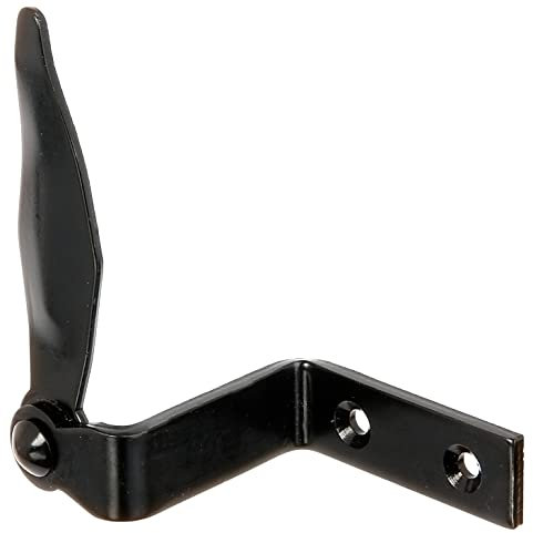 Alberts 307202 Fensterladen-Feststeller | Marseillias, zum Anschrauben | Stahl, kataphoretisch aufgetragener schwarzer Tauchlack | 50 mm