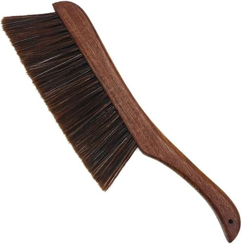 Juego de plumero Cepillo de limpieza suave Cepillos de mano Limpiador Mango de madera Cepillo de cama Plumeros for hotel Ropa familiar Polvo Cabello Sofá Cama Sábanas Colcha Limpieza de alfombras Mang