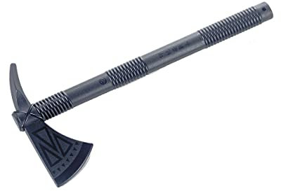 Hache Tomahawk V2 pour arts martiaux en plastique polypropylène Noir 41,9 cm