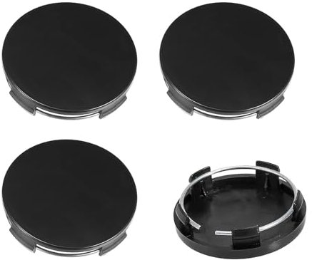 JINJUMEI 4 Piezas Tapas de Buje, Centro Centrales Tapacubos Tapacubos OD 60mm ID 56mm Tapas para Llantas Universal Tapas de Rueda Tapas de Rueda de Centro Coche Rueda Neumático Centro Cubo Tapas