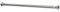 Barra para Armario Extensible, 38-137cm Riel tubo para Ropa Ajustable de Acero Inoxidable para Armario de Dormitorio/Plata