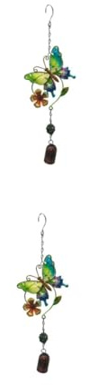 Toddmomy 2 Piezas Decoración Colgante Campanas De Viento Carillón De Viento
