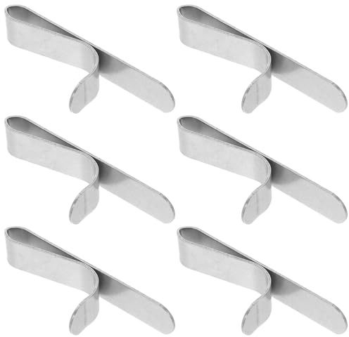 VOSAREA 6pièces Pinces à Pâtisserie Extensibles Acier Inoxydable Pour Cercles à Gâteaux Fabrication De Desserts Mousse Biscuits