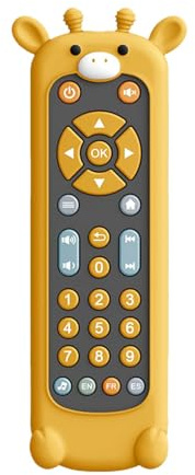 2026 Baby TV Mando a Distancia Juguete Educativo con Sonido Luz Controlador Realista para Niños Pequeños Educación Temprana Juguete Musical Niño Preescolar (G, Talla única)