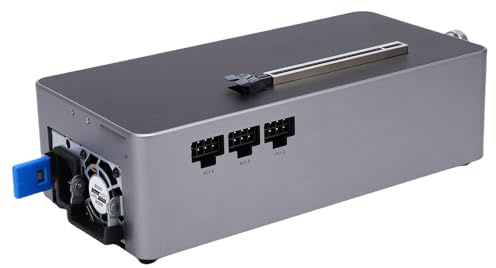 Oreilet AG02 Estación Acoplamiento Externa GPU Soporte Máximo Tarjeta Gráfica 600W, Estación Acoplamiento EGPU con USB 4.0+OCuLink+PCIe 4.0 X4+Interfaz TGX Intercambio en Caliente (Enchufe de la UE)