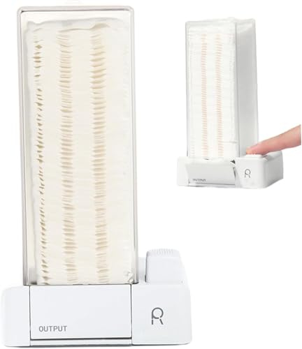 Distributeur automatique de tampons en coton étanche à la poussière pour enlever les ongles (avec autocollant) Durabilité