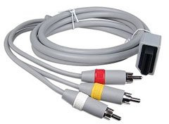 Hensych Câble Audio-Vidéo (RCA) Pour Console de jeu Nintendo Wii AV Câble