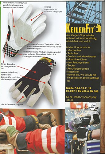 Keiler fit winter schutzhandschuh gr. 8 ideal für garten, hobby, freizeit