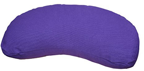 tvamm-Lifestyle Zafu Halbmond Zafu Meditationskissen, Purple