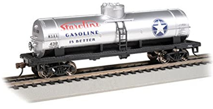 Bachmann Trains - 40' Serbatoio Singolo Dome CAR - STAROLINE Benzina #438 - Scala HO
