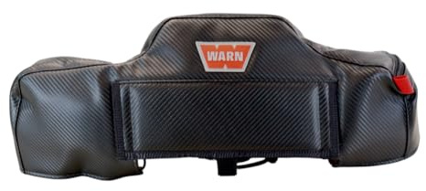 WARN 107765 Winch Cover for WARN VR and VR EVO Series Winches – Premium, Durable Black Protective Cover for Weather, UV, and Trail Damage