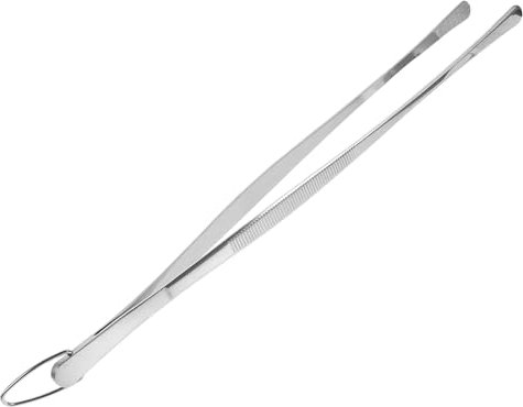 OUNONA Stainless Steel Tweezers for Kitchen Tweezers Hook for Food Handling and Cooking Household Kitchen Utensils